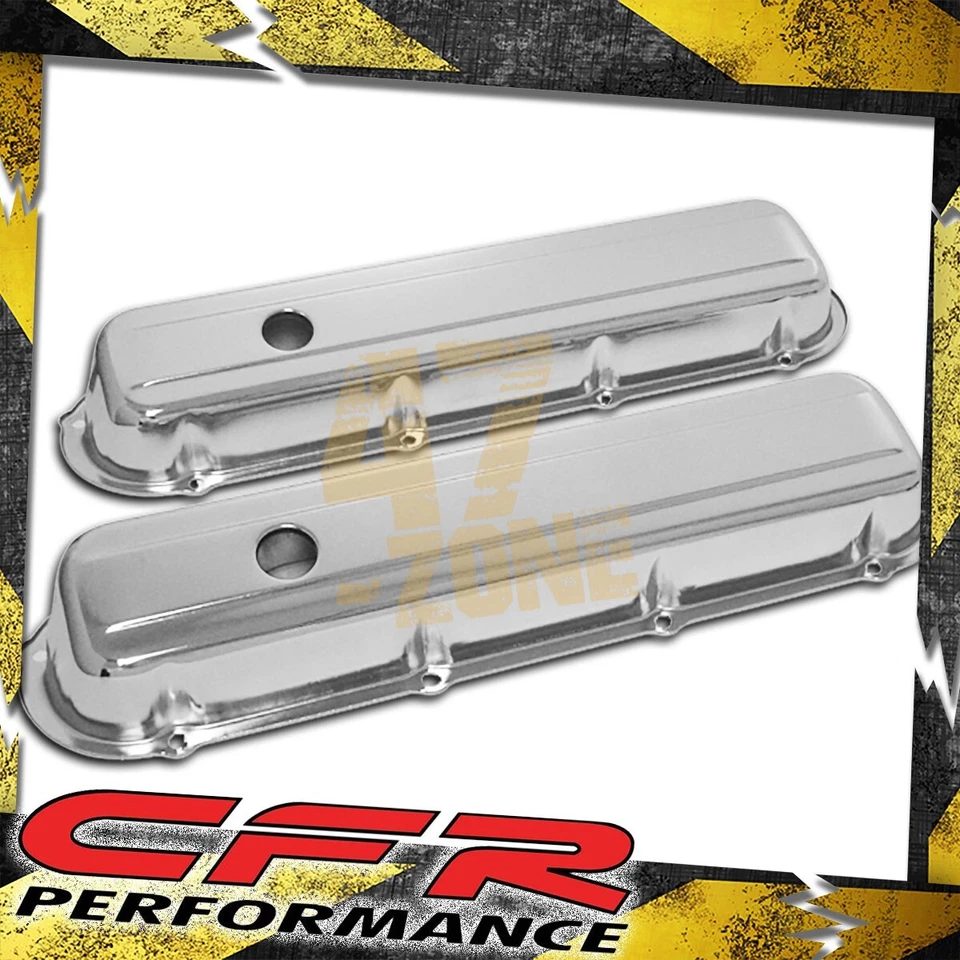 Cubiertas de válvula de motor cromadas para Cadillac 368-425-472-500 1968-1984 V8 Foto 1 de 1