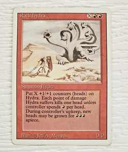 1994 MTG Rock Hydra 0/0 Revised 3ED April Vintage Magic the Gathering Cards - Picture 1 of 3