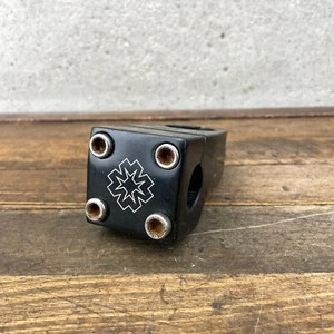 Mosh BMX Stem 1 1/8 Threadless Old School BMX Black Front Load Mid School OG - Picture 1 of 13