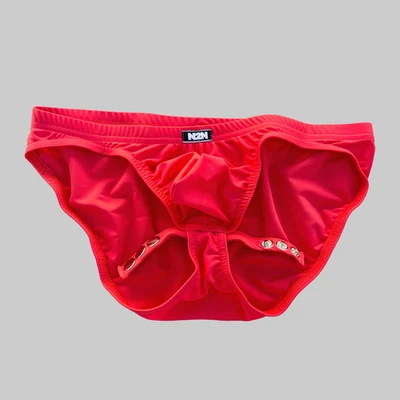 N2N Bodywear Hombres Color Rojo Maverick Natación Bikini Breve Traje de Baño Talla M L Foto 1 de 4