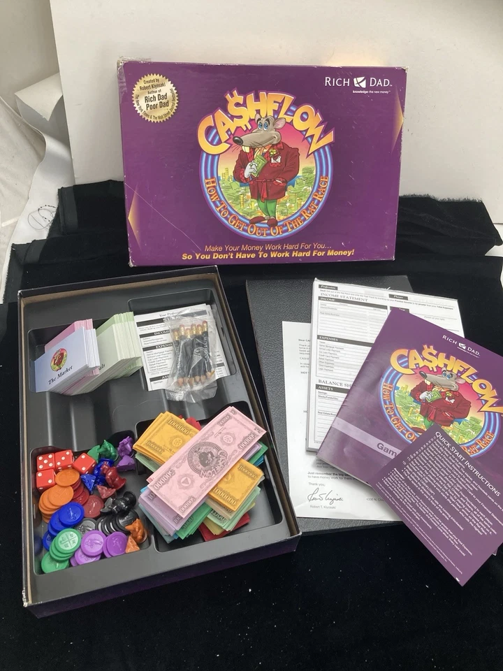 Juego de mesa de flujo de efectivo Rich Dad Investing 101 Robert Kiyosaki completo  Foto 1 de 4