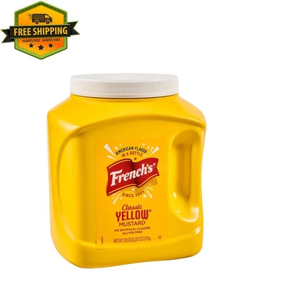 French's Classic желтая горчица, 105 унций - один 105 унций оптовый контейнер острый - Изображение 1 из 4