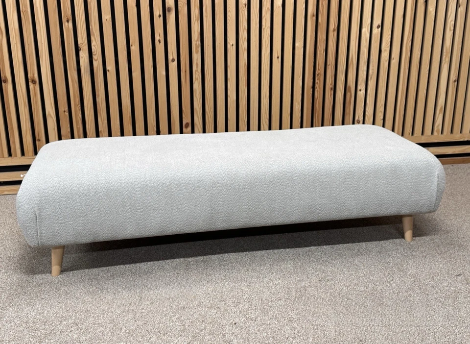 Dfs Amaya Large Bench Footstool, Ecru RRP £299 - Image 1 of 4