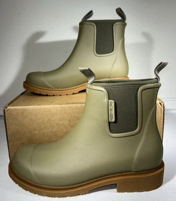 Bota de Lluvia Merry People Bobbi Chelsea Talla 39 (US 8) - Caqui Foto 1 de 4