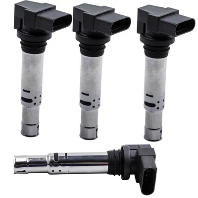 4x Ignition Coil for VW BEETLE CADDY GOLF AUDI A1 A2 A3 036905100A 036905715 - Image 1 of 4