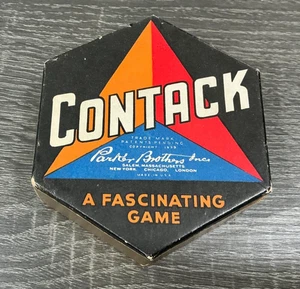 Vintage Contack Game by Parker Brothers, Complete w/ Instructions in Octagon Box - Picture 1 of 9