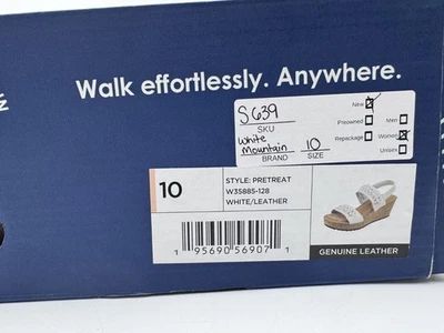 WHITE MOUNTAIN Women's Pretreat Wedge Sandal S639 - Image 1 of 4