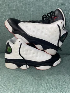 Nike Air Jordan Retro 13 He Got Game 884129-104 Black White True Red Size 5Y 🔥 - Picture 1 of 8