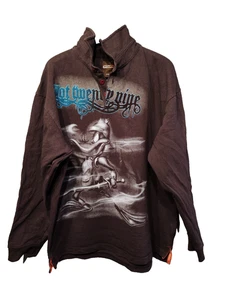 Southpole Lot 29 Airbrush Looney Tunes Daffy Duck Rugby Shirt XXL Vintage Y2K - Bild 1 von 10