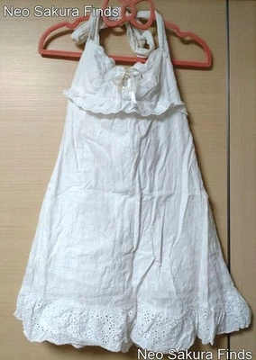 Vestido LIZ LISA Blanco Algodón Heisei Princesa, Niña (Algunos Daños) Foto 1 de 4