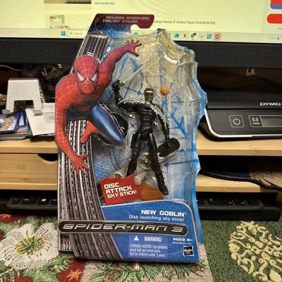 Novo boneco Spider-Man 3 novo Goblin Disc Attack lançamento Sky Stick - Imagem 1 de 4