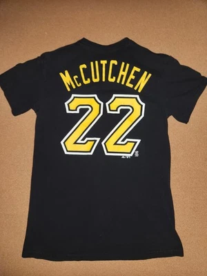 Camiseta Preta Manga Curta ANDREW MCCUTCHEN #22 PITTSBURGH PIRATES PLAYER Pequena - Imagem 1 de 4