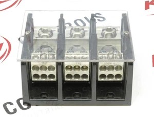 Marathon Special Products 1433553 3-Pole 600V 335A Terminal Block - Picture 1 of 4