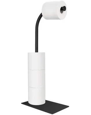 Soporte de papel higiénico soporte de papel higiénico independiente con base ponderada... Foto 1 de 4