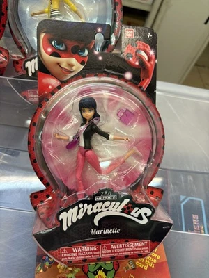 Figura de Acción Miraculous MARINETTE 5.5" Muñeca BanDai Zag Heroez Nueva en Paquete Foto 1 de 4