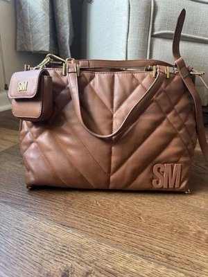 Steve Madden Acolchado Coñac Marrón Bolso de Hombro o Bandolera Mini Bolso Adjunto  Foto 1 de 4