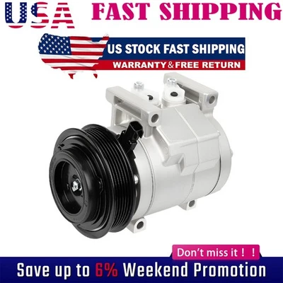 Compresor de aire acondicionado con embrague para Jeep Grand Cherokee y Dodge Durango 2011-2015  Foto 1 de 4