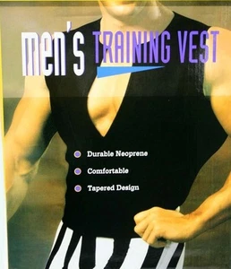 New Neoprene Men's Body Building Training Gym Vest MEDIUM - Picture 1 of 1