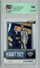 Dyson Daniels 2022 Panini Instant #DN8 Draft Night 1/735 Rookie Card PGI 10