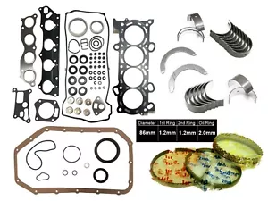 06-10 Honda Civic Si Acura CSX 2.0L K20Z2 K20Z3 FULL SET BEARINGS &RINGS - Picture 1 of 8