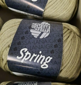 (139 €/kg): 50 g LG SPRING, Bändchengarn mit Kaschmir, Fb. 002 schlamm # 5406 - Bild 1 von 2