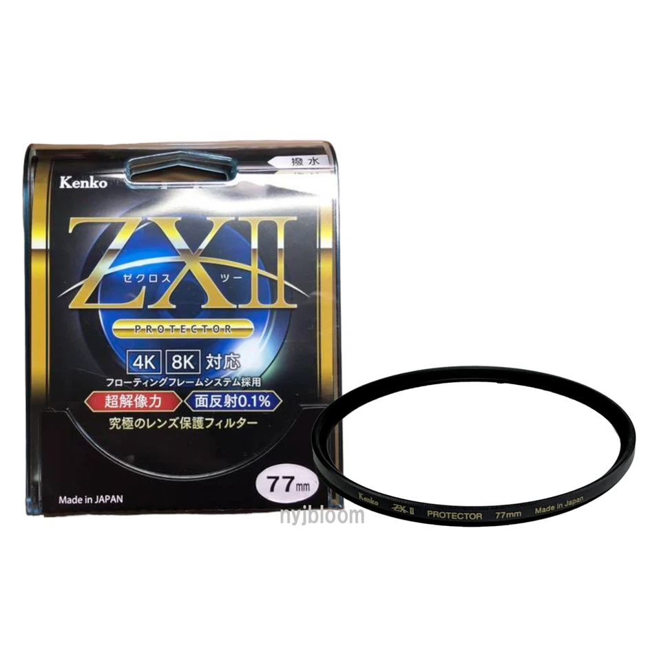 Kenko Lens Filter ZX II Protector 77mm 237663 Ultra Low Reflection 0.1