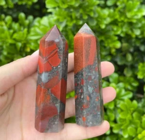 Afrikanischer Blutstein Turmspitze Blutstein Obelisk Heilkristall Geschenke für die Liebe - Bild 1 von 3