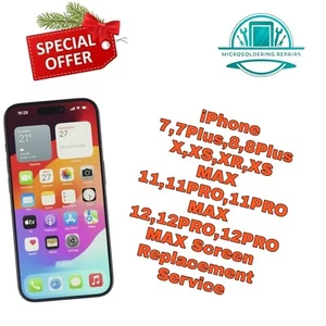 iPhone New Screen Replacement Repair Service -iPhone 7 To IPhone 12 Pro Max - Picture 1 of 1