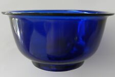 Vintage Cobalt Blue Swirl Bowl, 4.5” Diameter, 2.5” Tall