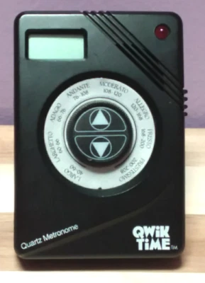 Metrónomo de cuarzo Qwik Time ~ Funciona con pilas ~ Excelente estado Foto 1 de 4
