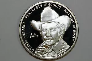 Gregory Perillo 999 1oz Fine Silver Round Peaceable Kingdom - Picture 1 of 2
