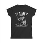 Summer Babe Cocktail Club White Font Women's Softstyle Tee