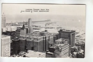 Foto postal real de Grogan mirando hacia Navy Pier Chicago IL - Imagen 1 de 1