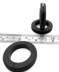 Ojales de goma - Se adapta a orificio de 1 1/4", material de panel de 1/16" de espesor, tiene identificación de 1" - Imagen 1 de 12