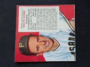1953 Red Man All-Star Baseball Card # 15N Ralph Kiner (HOF) - No Tab (VG/EX) - Picture 1 of 3