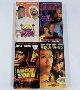 Rap Hip Hop VHS Lot Of 4 Tapes Usher Mr. T Ice T Snoop Dogg Dr. Dre Vintage - Picture 1 of 2