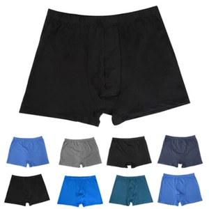 L-8XL Large Size Men Cotton Loose Underwear Boxer Briefs Shorts Pants Underpants - Picture 1 of 21
