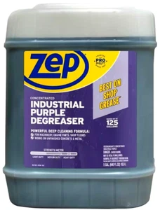 ZEP Industrial Purple Degreaser Best On Shop Grease, Makes 125 Gal - 5 GaIlon - Picture 1 of 6