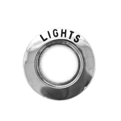 Chrome Headlight Switch Bezel For 1964-1966 Ford Mustang & 1964-1967 Falcon - Image 1 of 3
