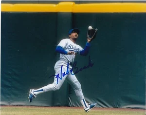 HUBIE BROOKS   LOS ANGELES DODGERS   ACTION SIGNED 8x10 - Picture 1 of 1