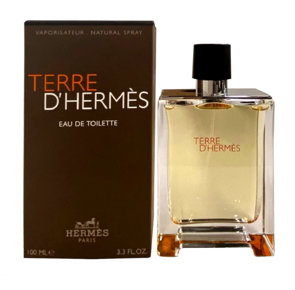 Perfume de hombre HERMÈS Terre D'hermes EDT 3,3 oz Colonia 3,4 oz 100 ml nuevo sellado Foto 1 de 4