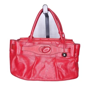 Bolso de Mano Furla Italia Vintage Cuero Rojo Pequeño Cartera de Hombro - Imagen 1 de 8