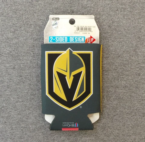Las Vegas Golden Knights WinCraft Navy & Gold "Vegas Hockey" Can Cooler NEW Cover