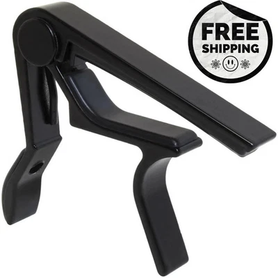 Acoustic Electric Guitar Quick Clamp Capo Ukulele Banjo Folk Mandolin Capotasto - Image 1 of 2