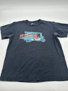 Quicksilver T-Shirt Youth Boy X-Large Graphic Print Logo Gray ..#30329 - Picture 1 of 10