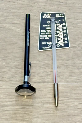 Vintage Good Cook Meat Thermometer Fahrenheit Celsius Taiwan Cooking Kitchen - Image 1 of 4