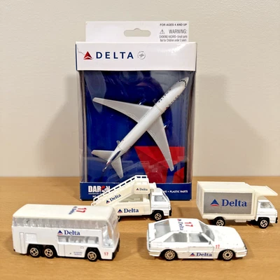 Modelo de avión fundido a presión Daron World Wide Inc Delta Airlines 5" envergadura de ala Foto 1 de 4