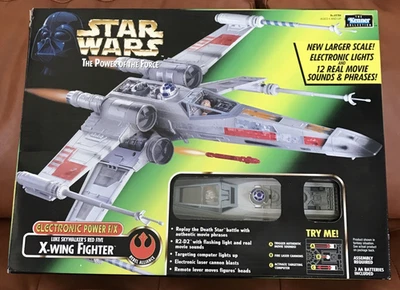 Star Wars Rojo 5 X-WING Luchador Electrónico Power FX POTF Nuevo Caja Abierta Kenner 1996 Foto 1 de 4