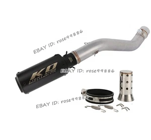 For Kawasaki Ninja ZX6R ZX636 2024-2025 Exhaust Mid Link Pipe Mufflers DB Killer - Picture 1 of 19