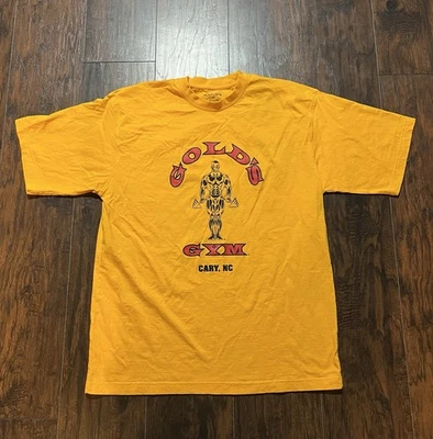 Camisa de Gimnasio Golds De Colección Para Hombres Grande Amarilla Cary, Carolina del Norte Powerlifting Foto 1 de 4